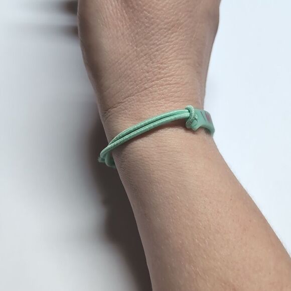 241 Blue I AM UNIQUE Stretch Band Bracelet - Picture 2 of 4